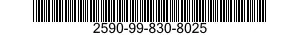 2590-99-830-8025  2590998308025 998308025