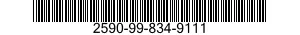 2590-99-834-9111  2590998349111 998349111