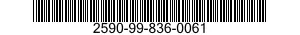 2590-99-836-0061  2590998360061 998360061