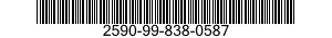 2590-99-838-0587  2590998380587 998380587