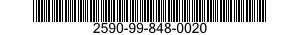 2590-99-848-0020  2590998480020 998480020