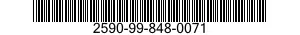 2590-99-848-0071  2590998480071 998480071
