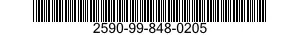 2590-99-848-0205  2590998480205 998480205