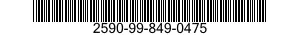 2590-99-849-0475  2590998490475 998490475