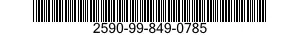 2590-99-849-0785  2590998490785 998490785
