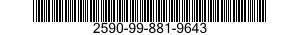 2590-99-881-9643  2590998819643 998819643