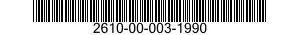2610-00-003-1990 TIRE,PNEUMATIC,VEHICULAR 2610000031990 000031990