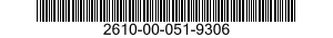 2610-00-051-9306 INNER TUBE,PNEUMATIC TIRE,VEHICULAR 2610000519306 000519306