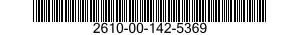 2610-00-142-5369 TIRE,PNEUMATIC,VEHICULAR 2610001425369 001425369