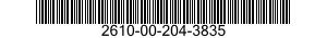 2610-00-204-3835  2610002043835 002043835
