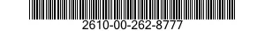 2610-00-262-8777 TIRE,PNEUMATIC,VEHICULAR 2610002628777 002628777