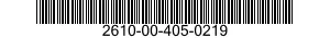 2610-00-405-0219  2610004050219 004050219