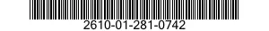 2610-01-281-0742  2610012810742 012810742