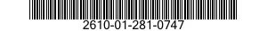 2610-01-281-0747  2610012810747 012810747