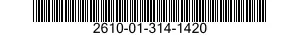 2610-01-314-1420 INNER TUBE,PNEUMATIC TIRE,VEHICULAR 2610013141420 013141420