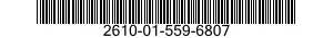 2610-01-559-6807 INNER TUBE,PNEUMATIC TIRE,VEHICULAR 2610015596807 015596807