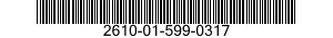 2610-01-599-0317 TIRE,PNEUMATIC,VEHICULAR 2610015990317 015990317