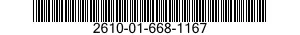 2610-01-668-1167 INNER TUBE,PNEUMATIC TIRE,VEHICULAR 2610016681167 016681167