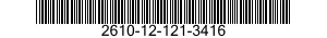 2610-12-121-3416 TIRE,PNEUMATIC 2610121213416 121213416