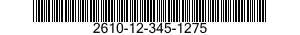 2610-12-345-1275 TIRE,PNEUMATIC,VEHICULAR 2610123451275 123451275