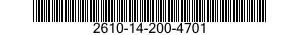 2610-14-200-4701  2610142004701 142004701