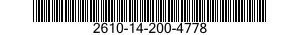 2610-14-200-4778  2610142004778 142004778