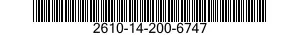 2610-14-200-6747  2610142006747 142006747