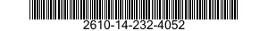 2610-14-232-4052  2610142324052 142324052