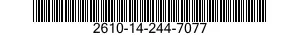 2610-14-244-7077 TIRE,PNEUMATIC,VEHICULAR 2610142447077 142447077