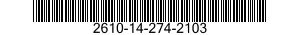 2610-14-274-2103  2610142742103 142742103
