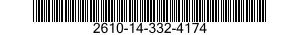 2610-14-332-4174 TIRE,PNEUMATIC,VEHICULAR 2610143324174 143324174