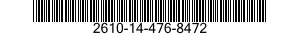 2610-14-476-8472 TIRE,PNEUMATIC,VEHICULAR 2610144768472 144768472
