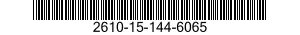 2610-15-144-6065 COPERTURA 165 R 14 2610151446065 151446065