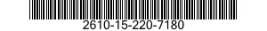 2610-15-220-7180 COPERTURA 205/75 R1 2610152207180 152207180