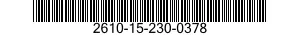 2610-15-230-0378 PNEUMATICO 16.00 R2 2610152300378 152300378