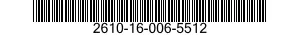 2610-16-006-5512 TIRE,PNEUMATIC,VEHICULAR 2610160065512 160065512