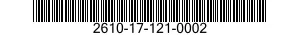 2610-17-121-0002 TIRE,PNEUMATIC,VEHICULAR 2610171210002 171210002