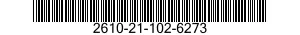 2610-21-102-6273 TIRE,PNEUMATIC,VEHICULAR 2610211026273 211026273