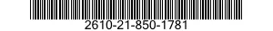 2610-21-850-1781 TIRE,PNEUMATIC 2610218501781 218501781