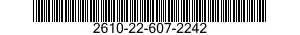 2610-22-607-2242 TIRE,PNEUMATIC,VEHICULAR 2610226072242 226072242