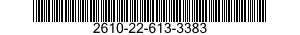 2610-22-613-3383 INNER TUBE,PNEUMATIC TIRE,VEHICULAR 2610226133383 226133383