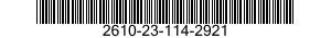 2610-23-114-2921 TIRE PNEUMATIC. 2610231142921 231142921