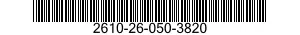 2610-26-050-3820 TIRE,PNEUMATIC 2610260503820 260503820