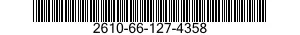 2610-66-127-4358 INNER TUBE,PNEUMATIC TIRE,VEHICULAR 2610661274358 661274358