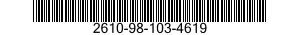 2610-98-103-4619  2610981034619 981034619