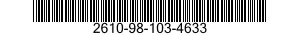 2610-98-103-4633  2610981034633 981034633