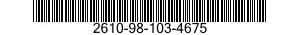 2610-98-103-4675  2610981034675 981034675