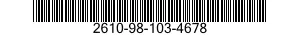 2610-98-103-4678  2610981034678 981034678