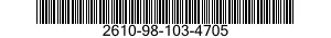 2610-98-103-4705 TIRE,PNEUMATIC 2610981034705 981034705