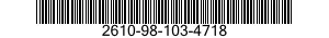 2610-98-103-4718  2610981034718 981034718